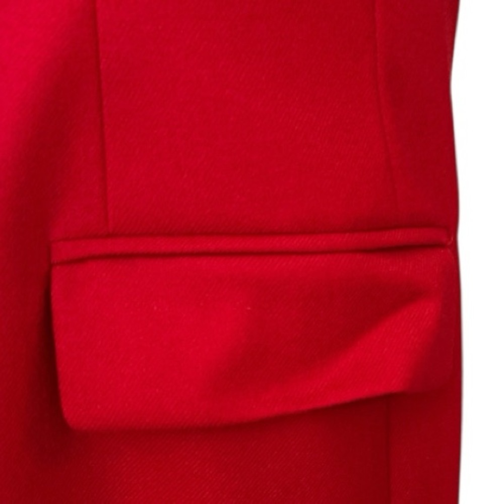 Vintage Pendleton Red Virgin Wool Skirt Suit Set Woolmark Size 10 - Picture 7 of 10